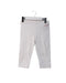 A White Casual Pants from La Compagnie des Petits in size 5T for girl. (Front View)