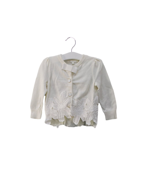 A White Cardigans from Nicholas & Bears in size 6-12M for girl. (Front View)