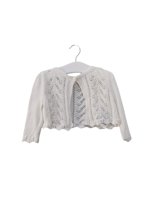 A White Cardigans from Ralph Lauren in size 6-12M for girl. (Front View)