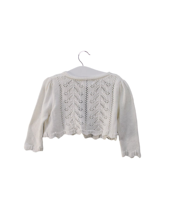 A White Cardigans from Ralph Lauren in size 6-12M for girl. (Back View)