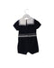 A Navy Short Sleeve Rompers from Nicholas & Bears in size 0-3M for girl. (Back View)