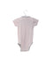 A Pink Short Sleeve Bodysuits from Seed in size 0-3M for girl. (Back View)