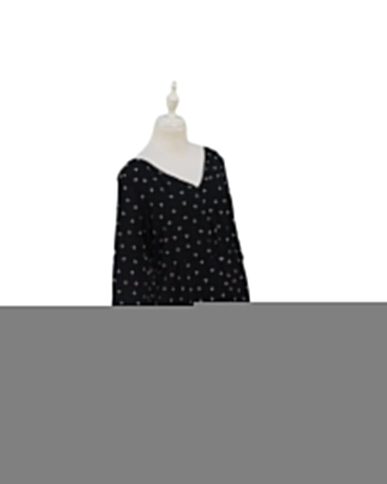 A Black Long Sleeve Dresses from Seraphine in size M for maternity. (Front View)