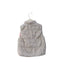A Grey Outerwear Vests from Miki House in size 18-24M for girl. (Back View)