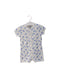 A White Short Sleeve Rompers from Petit Bateau in size 3-6M for boy. (Front View)