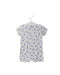 A White Short Sleeve Rompers from Petit Bateau in size 3-6M for boy. (Back View)