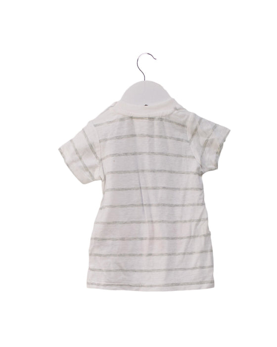 A White Short Sleeve T Shirts from Seed in size 0-3M for boy. (Back View)