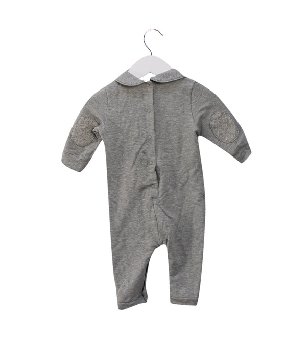 A Grey Long Sleeve Jumpsuits from Nicholas & Bears in size 6-12M for boy. (Back View)