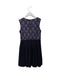 A Navy Sleeveless Dresses from Tommy Hilfiger in size 7Y for girl. (Back View)
