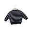A Navy Zippered Sweatshirts from Mides in size 3-6M for boy. (Back View)