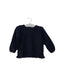 A Navy Long Sleeve Tops from The Little White Company in size 3-6M for girl. (Front View)