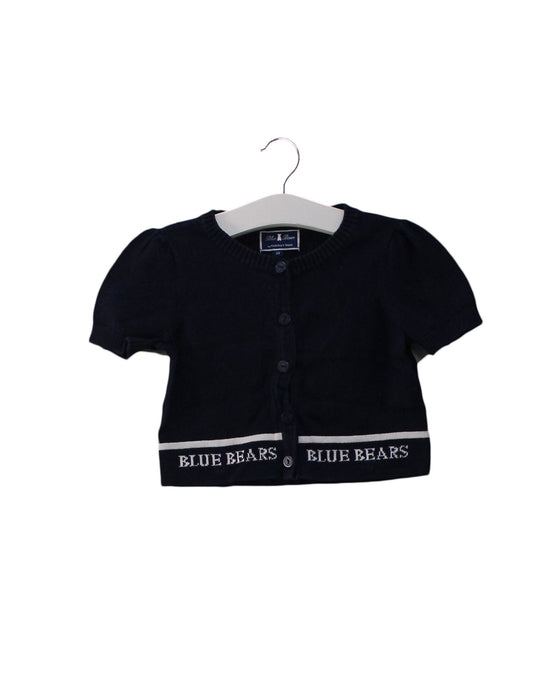 A Navy Cardigans from Nicholas & Bears in size 3T for girl. (Front View)