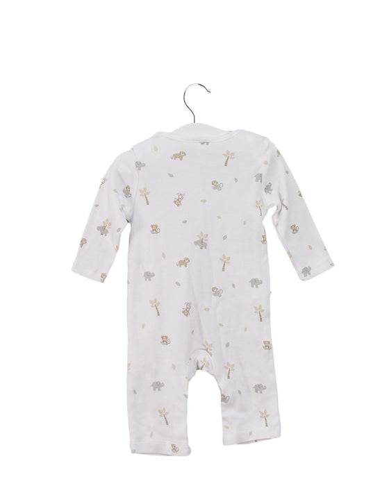 A White Long Sleeve Jumpsuits from The Little White Company in size 0-3M for girl. (Back View)