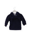 A Navy Zippered Sweatshirts from Hanna Andersson in size 6-12M for boy. (Back View)