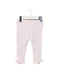 A Pink Casual Pants from The Little White Company in size 3-6M for girl. (Front View)