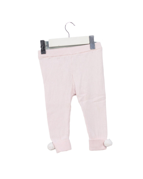 A Pink Casual Pants from The Little White Company in size 3-6M for girl. (Back View)