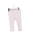 A Pink Casual Pants from The Little White Company in size 3-6M for girl. (Back View)