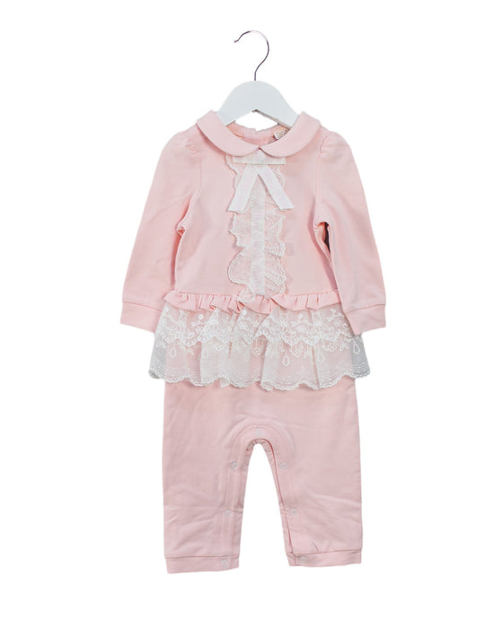 A Pink Long Sleeve Jumpsuits from Nicholas & Bears in size 12-18M for girl. (Front View)
