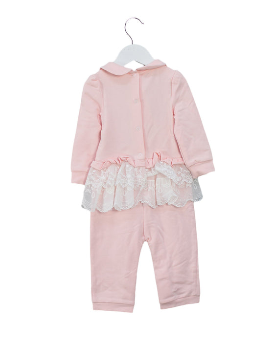 A Pink Long Sleeve Jumpsuits from Nicholas & Bears in size 12-18M for girl. (Back View)