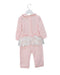 A Pink Long Sleeve Jumpsuits from Nicholas & Bears in size 12-18M for girl. (Back View)
