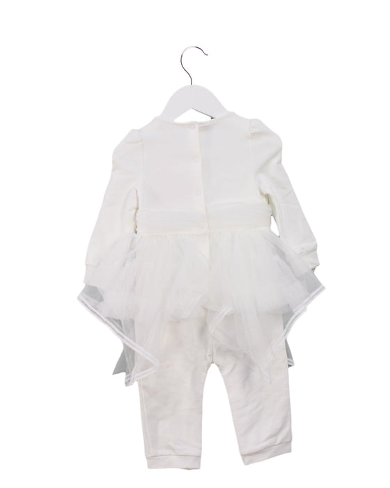 A White Long Sleeve Jumpsuits from Nicholas & Bears in size 12-18M for girl. (Back View)