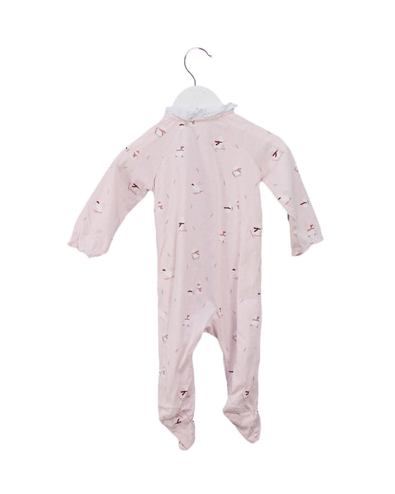 A Pink Onesies from The Little White Company in size 3-6M for girl. (Back View)
