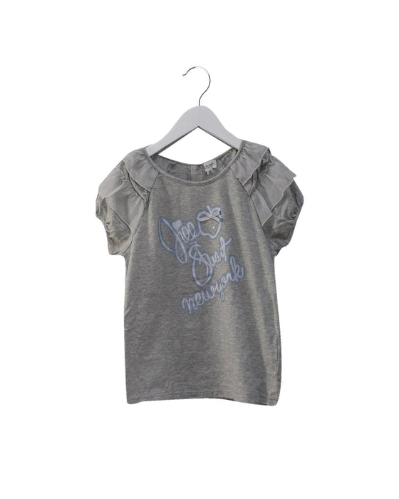 A Grey Short Sleeve T Shirts from Jill Stuart in size 10Y for girl. (Front View)