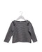 A Black Long Sleeve Tops from Petit Bateau in size 4T for girl. (Front View)