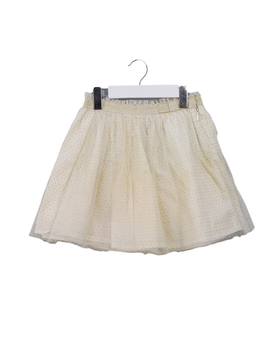 A Ivory Tulle Skirts from Jacadi in size 6T for girl. (Front View)