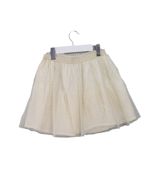A Ivory Tulle Skirts from Jacadi in size 6T for girl. (Back View)