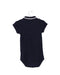 A Navy Short Sleeve Bodysuits from Petit Bateau in size 6-12M for boy. (Back View)
