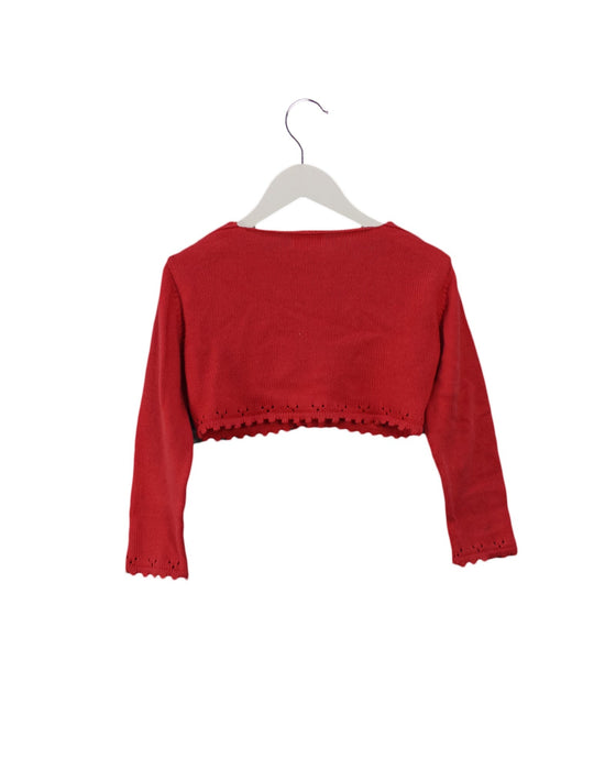 A Pink Cardigans from Neck & Neck in size 6T for girl. (Back View)