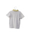 A White Short Sleeve Polos from Chickeeduck in size 2T for boy. (Back View)