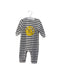 A Ivory Long Sleeve Jumpsuits from Petit Bateau in size 6-12M for boy. (Front View)