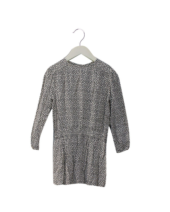 A Ivory Long Sleeve Dresses from Bonpoint in size 6T for girl. (Front View)