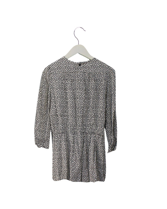 A Ivory Long Sleeve Dresses from Bonpoint in size 6T for girl. (Back View)