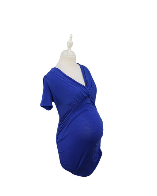 A Blue Short Sleeve Tops from Mayarya in size XS for girl. (Front View)