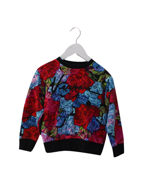 A Multicolour Crewneck Sweatshirts from Young Versace in size 4T for girl. (Front View)