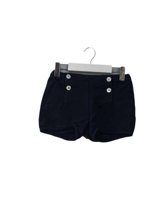 A Navy Shorts from Jacadi in size 3T for girl. (Front View)