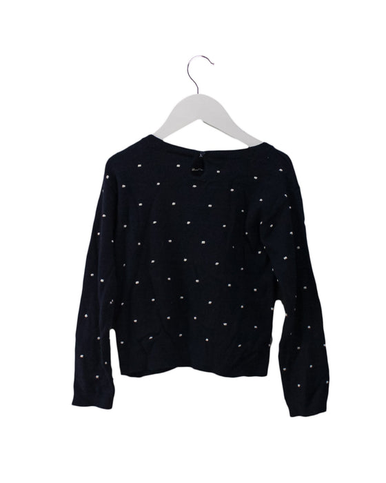 A Navy Knit Sweaters from Jacadi in size 4T for girl. (Back View)