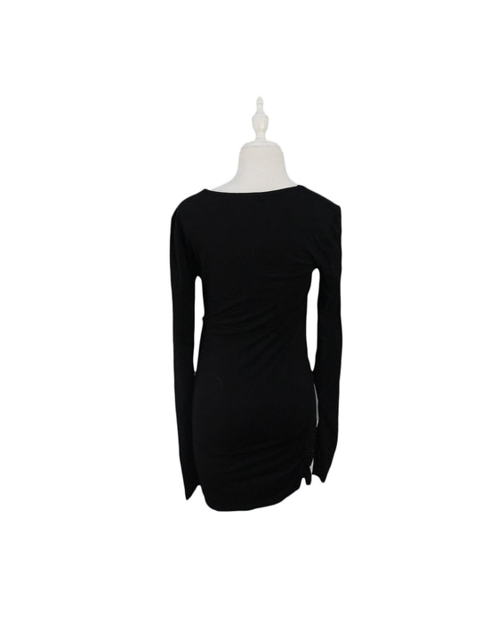 A Black Long Sleeve Tops from Isabella Oliver in size M for maternity. (Back View)