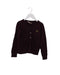A Burgundy Cardigans from Bonpoint in size 6T for girl. (Front View)