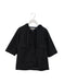 A Black Coats from Noro in size 6T for girl. (Front View)