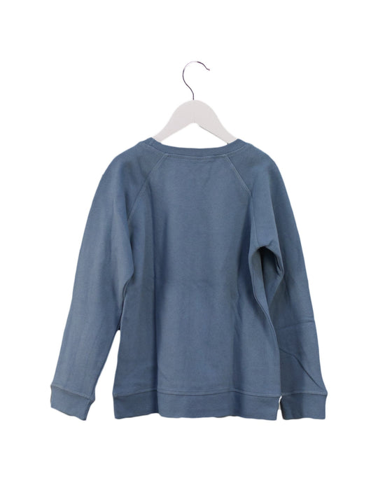 A Blue Crewneck Sweatshirts from Bonton in size 10Y for boy. (Back View)