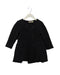 A Black Coats from Noro in size 6T for girl. (Front View)