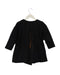 A Black Coats from Noro in size 6T for girl. (Back View)