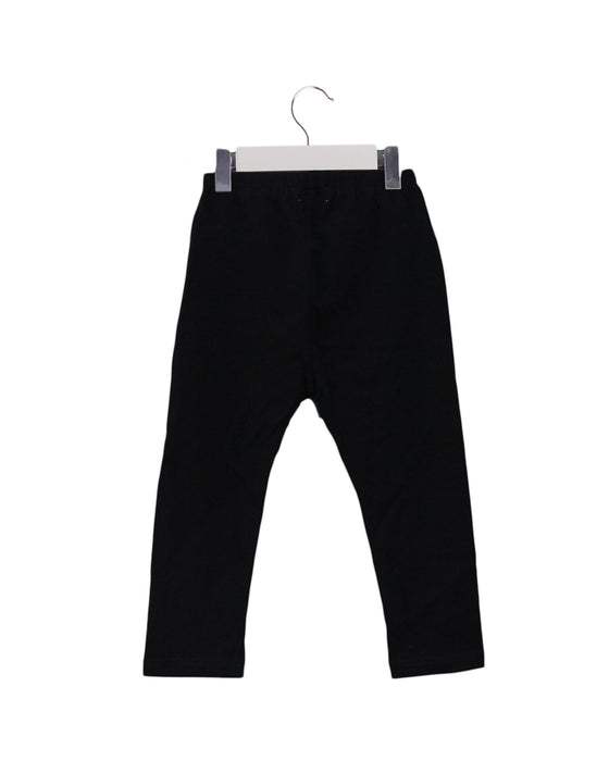 A Black Casual Pants from X-girl in size 5T for girl. (Back View)