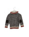 A Grey Lightweight Jackets from Roots in size 6-12M for girl. (Back View)