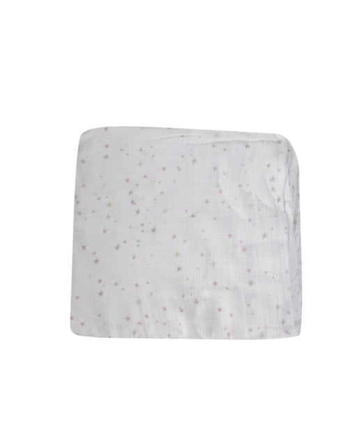 A White Swaddles from Aden & Anais in size O/S for girl. (Front View)