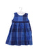 A Blue Sleeveless Dresses from Gymboree in size 12-18M for girl. (Front View)